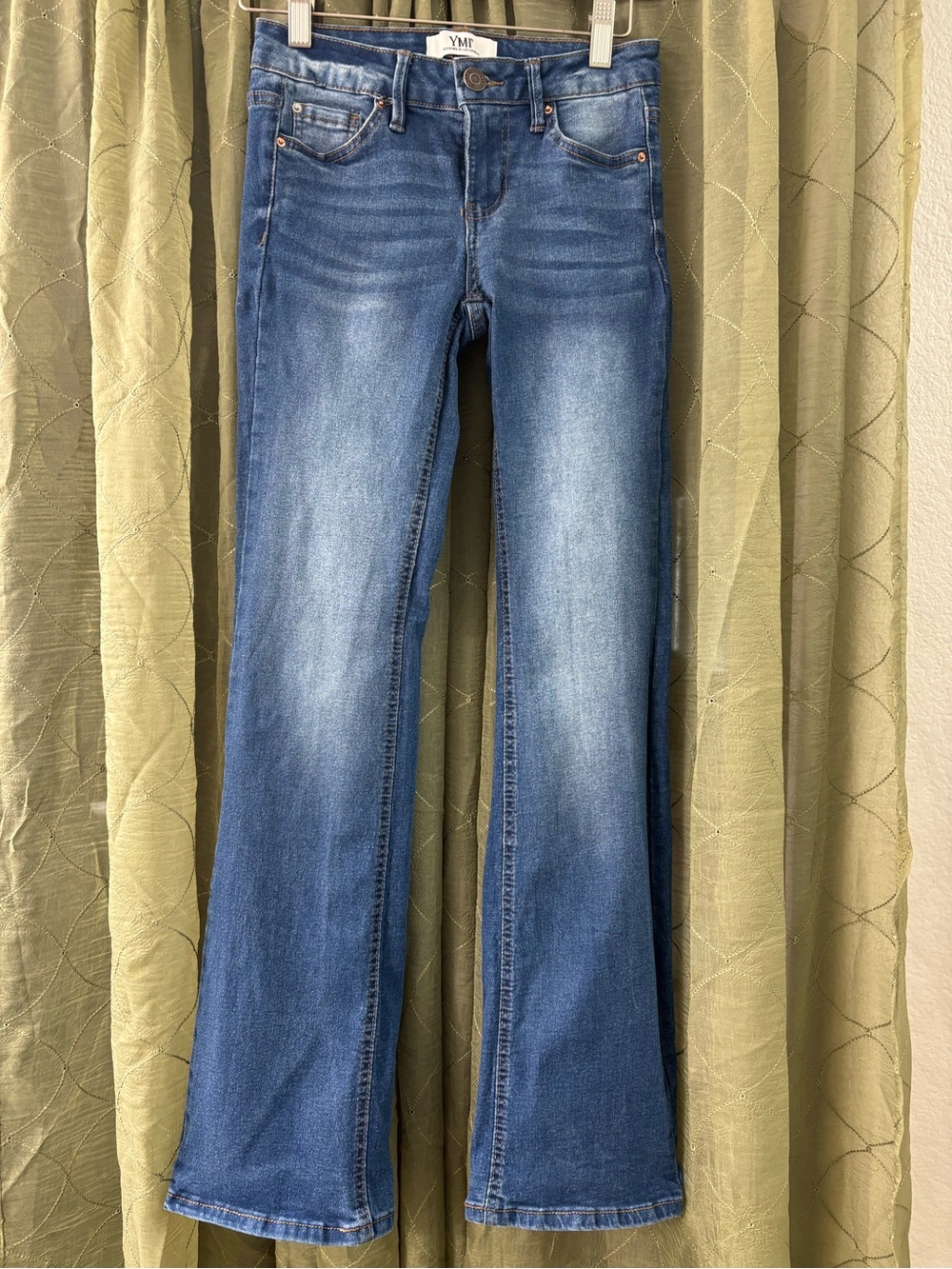 Vintage Y2K YMI Women's Medium Blue Flared Jeans EARLY 2000’s